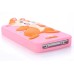 3D Cute Disney Cartoon Squirrel Pattern Shock Absorbing Soft Silicone Case Cover For iPhone 4 iPhone 4S - Pink