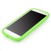 3D Cute M&M Pattern Silicone Rubberized Case Cover for Samsung Galaxy S3 - Green