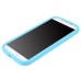 3D Cute M&M Pattern Silicone Rubberized Case Cover for Samsung Galaxy S4 - Blue