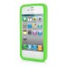 3D Cute M&M Pattern Silicone Rubberized Case Cover for iPhone 4 iPhone 4S - Green