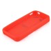 3D Cute M&M Pattern Silicone Rubberized Case Cover for iPhone 4 iPhone 4S - Red