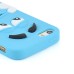 3D Cute M&M Pattern Silicone Rubberized Case Cover for iPhone 5 iPhone 5s - Blue