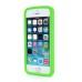 3D Cute M&M Pattern Silicone Rubberized Case Cover for iPhone 5 iPhone 5s - Green