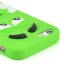 3D Cute M&M Pattern Silicone Rubberized Case Cover for iPhone 5 iPhone 5s - Green