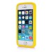 3D Cute M&M Pattern Silicone Rubberized Case Cover for iPhone 5 iPhone 5s - Yellow