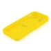 3D Cute M&M Pattern Silicone Rubberized Case Cover for iPhone 5 iPhone 5s - Yellow