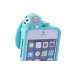 3D Shock Absorption Cartoon Cute Bucktooth Rabbit Soft Rubberized Silicone Snap-On Case Cover For iPhone 5s iPhone 5