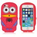 3D Spiderman Design Silicone Case Cover for iPhone 5 iPhone 5s - Red