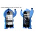 3D Stitch Detachable Hard Case For iPhone 4S - Blue