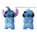 3D Stitch Detachable Hard Case For iPhone 4S - Blue