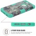 3 In 1 Armor Triple Layer Tree Trunk And Deer Grain PC And TPU Hybrid Defender Back Case for iPhone 6 / 6s Plus - Dark Green