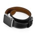 3 In 1 Bundle Genuine Leather Wrist Strap Watch Band Double Tour Bracelet Replacement For Apple Watch 38 mm - Black