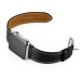 3 In 1 Bundle Genuine Leather Wrist Strap Watch Band Double Tour Bracelet Replacement For Apple Watch 38 mm - Black