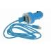 3 In 1 EU Plug Car Travel Charger Kit For iPhone 5 - Blue