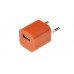 3 In 1 EU Plug Car Travel Charger Kit For iPhone 5 - Orange