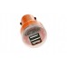 3 In 1 EU Plug Car Travel Charger Kit For iPhone 5 - Orange