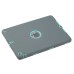 3 In 1 Fashion Silicone And Plastic Hybrid Case For iPad Air ( iPad 5 ) - Grey Silicone/ Green PC