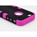 3 In 1 High Impact Defender Shockproof Protective Hybrid Combo Rubber Hard Case For iPhone 5