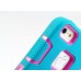 3 In 1 Snap-On High Impact Hybrid Rugged Defender Shockproof PC Rubber Hard Case Cover For iPhone 5s iPhone 5