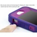 3 In 1 Snap-On Shockproof High Impact Hybrid Rugged Defender Hard Rubber Case Cover For iPhone 5