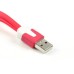 3 In 1 USB To Lightning 30 Pin Micro USB Charger Cable Cord For iPhone 4S / 5 / 6 iPad 3 / 4 Samsung iPad Air 2 iPad Mini 3 - Red