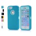 3 Layer High Impact Tough Robot Design Hybrid PC And Silicone Defender Case Cover For iPhone 5s iPhone 5