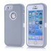 3 Layer High Impact Tough Robot Design Hybrid PC And Silicone Defender Case Cover For iPhone 5s iPhone 5