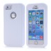 3 Layer High Impact Tough Robot Design Hybrid PC And Silicone Defender Case Cover For iPhone 5s iPhone 5