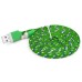 3M Durable Nylon Braided Lightning USB Cable Charger And Data Sync Cable Fabric Woven Charging Cord For iPhone 6 iPhone 5s/5c/5 iPad Mini - Green