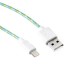 3M Luminous 8 Pin Charging Sync Lightning Cable for iPhone 6 iPhone 5/5s iPad Mini iPod - Blue