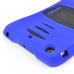 3 in 1 Shockproof Silicone & Plastic Hybrid Defender Stand Case Cover for iPad Air iPad 5 - Blue