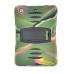 3 in 1 Shockproof Silicone & Plastic Hybrid Stand Defender Case Cover for iPad Mini 1/2/3 - Army Green