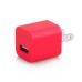 3 in 1 US Plug Car Travel Charger Kit For iPhone 5 - Red