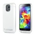 4200mAh Battery Power Case for Samsung Galaxy S5 G900 - White/Silver