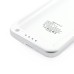 4200mAh Battery Power Case for Samsung Galaxy S5 G900 - White/Silver