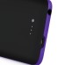 4500mAh Battery Power Case with LED Indicator for iPhone 6 Plus - Black/Purple