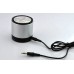 450mAh Built-in Lithium Battery Portable Bluetooth V3.0 Backward Speaker - Silver