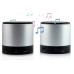 450mAh Built-in Lithium Battery Portable Bluetooth V3.0 Backward Speaker - Silver