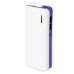 4800 mAh 2 Ports Portable Backup External Battery Power Bank With Led Light Indicator And USB Charging Cable For Smartphone/Tablet/Mp3/MP4 - Blue