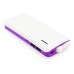 4800 mAh 2 Ports Portable Backup External Battery Power Bank With Led Light Indicator And USB Charging Cable For Smartphone/Tablet/Mp3/MP4 - Purple