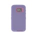 4 In 1 Belt Clip Holster Armour Hybrid PC And Silicone And TPU Back Case With Touch Through Screen Protector for Samsung Galaxy S7 Edge G935 - Purple