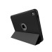 4 in 1 Drop Resistance Folio Wake / Sleep Stand Case Cover With Touch Through Screen Protector for iPad Pro 9.7 inch - Black