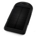 5000 mAh 2 USB Charging Port Sport Solar Mobile Charger for Smartphone - Black