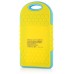 5000 mAh 2 USB Charging Port Sport Solar Mobile Charger for Smartphone - Blue/Yellow