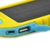 5000 mAh 2 USB Charging Port Sport Solar Mobile Charger for Smartphone - Blue/Yellow