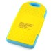 5000 mAh 2 USB Charging Port Sport Solar Mobile Charger for Smartphone - Blue/Yellow