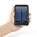 5000 mAh Portable Solar Lithium Battery Mobile Charger Power - Black