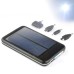 5000 mAh Portable Solar Lithium Battery Mobile Charger Power - Black