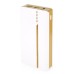 5200mAh Dual USB Ports External Battery Power Bank with Led Light - Gold