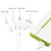 5200mAh Dual USB Ports External Battery Power Bank with Led Light - Green